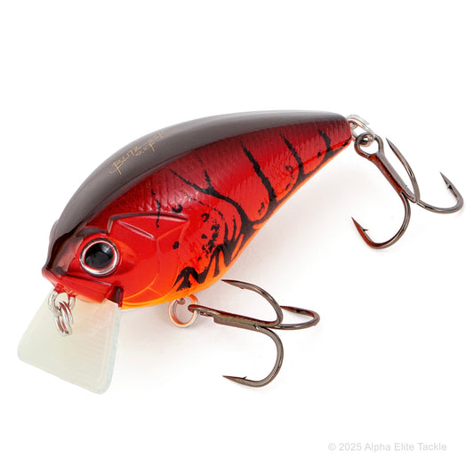 OSP Blitz SSR Crankbait in the color Red Craw on a white background