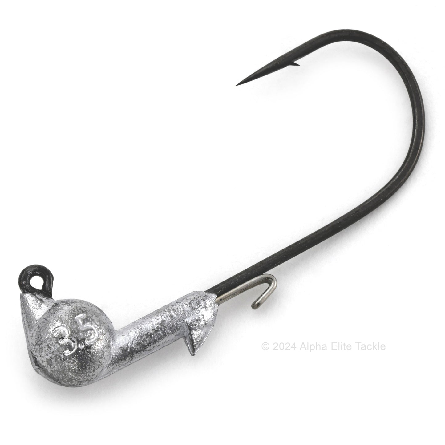 close up of one owner cultiva range roller jig head on a white background