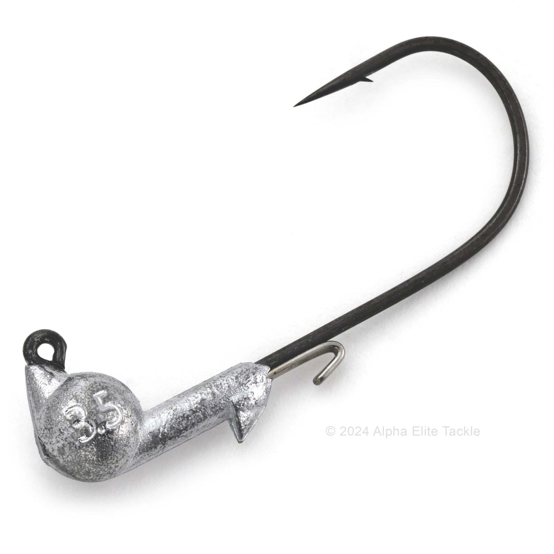 close up of one owner cultiva range roller jig head on a white background