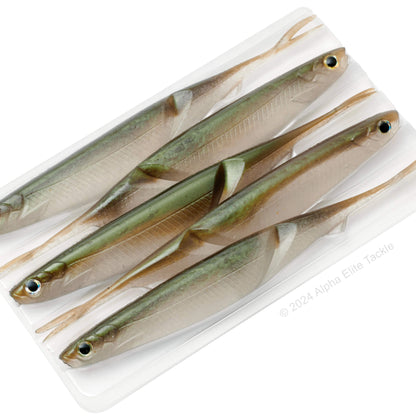 Close up of the Prize Sould Shad Strolling Minnow in the color Arkansas Shiner