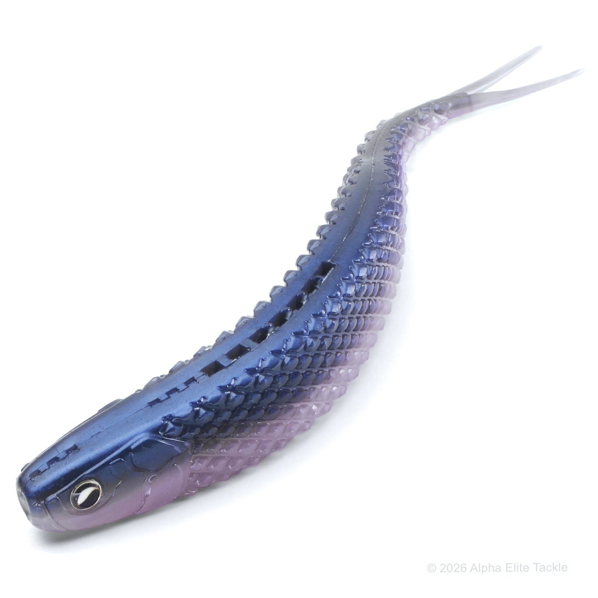 Raid Japan Super Fish Roller with a pale blue back and rose tint belly