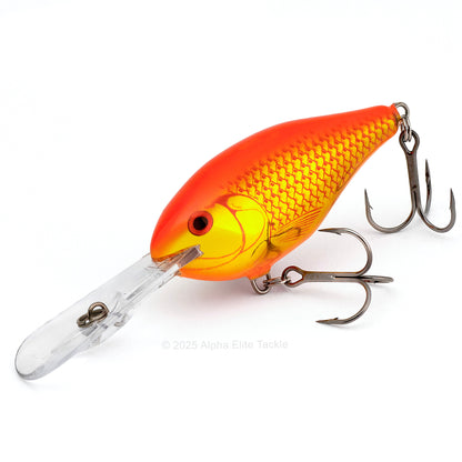 Close up of the Rapala Risto Rap RR07 crankbait in the color Gold Fish