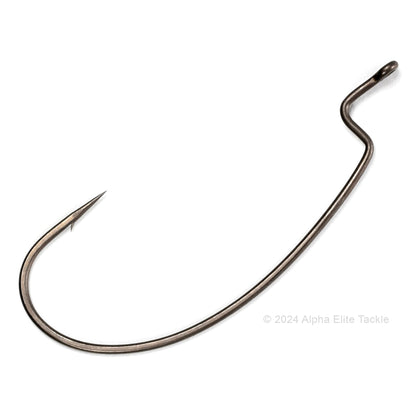 Close up of the Ryugi Infini Hobbit Offset Wide Gap Hook on a white background