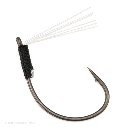 close up of the ryugi regular guard talisman hook on a white background