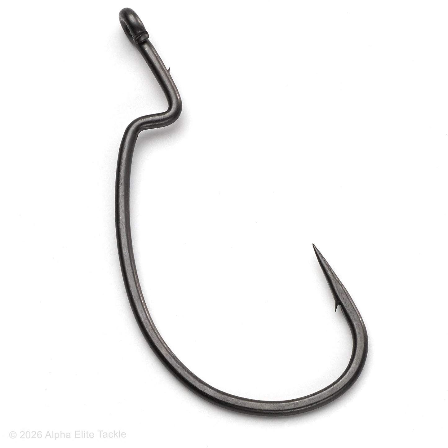 Fishing hook on a white background