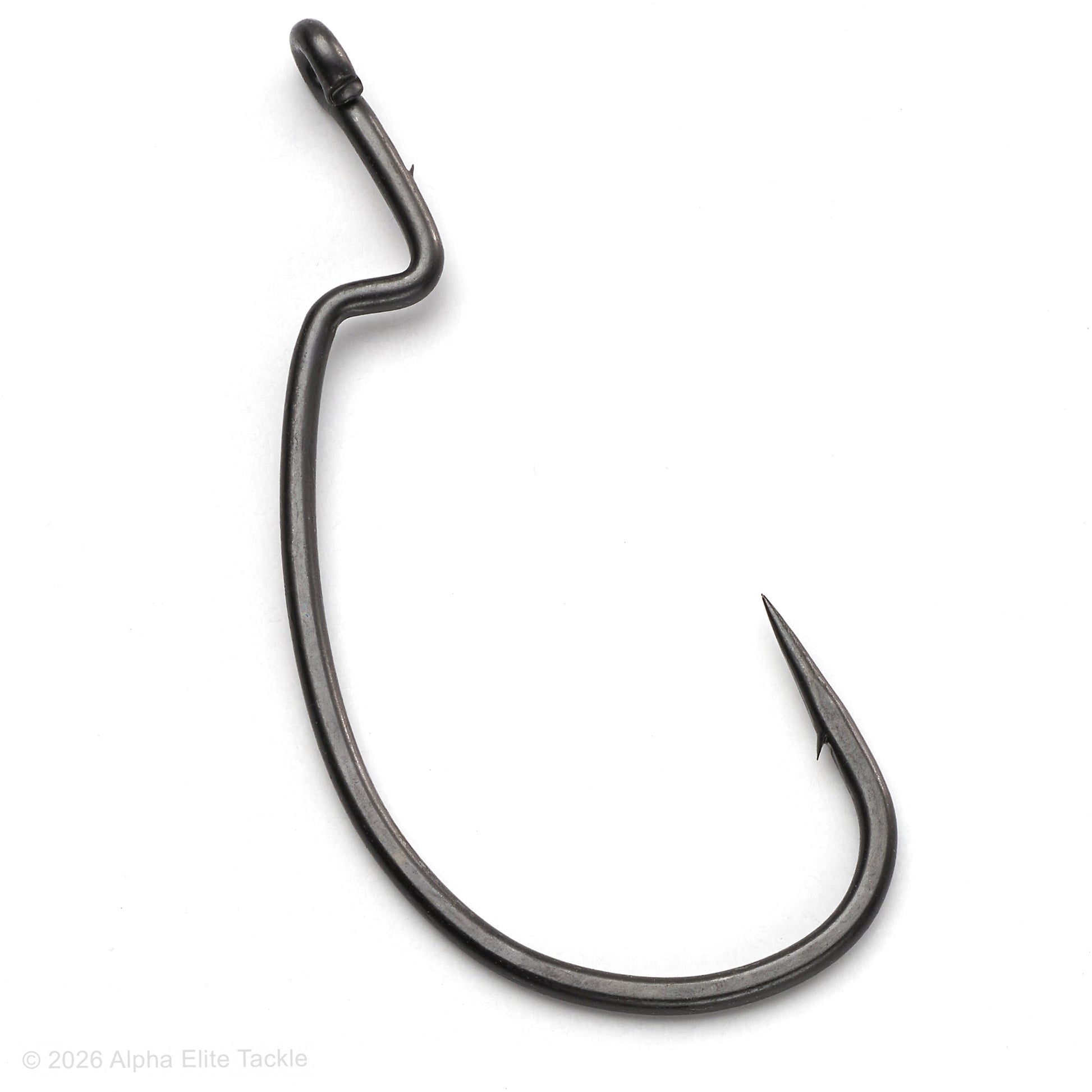 Fishing hook on a white background