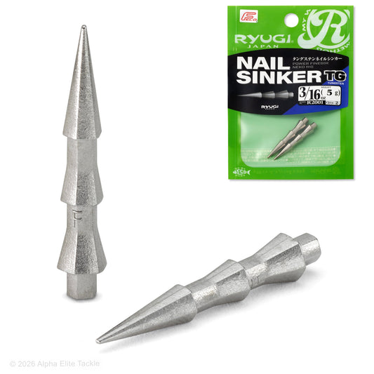 Ryugi Tungsten Power Finesse Nail Sinker for the Neko Rig