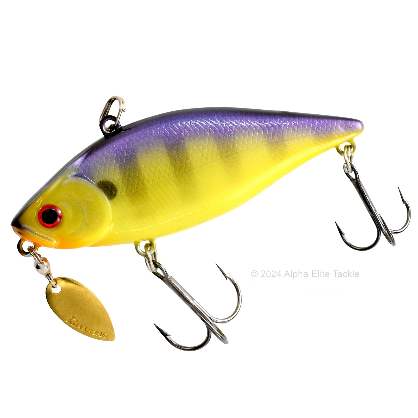 Close up of the Valley Hill LV500 Lipless Crankbait in the color Mura Gill Bone