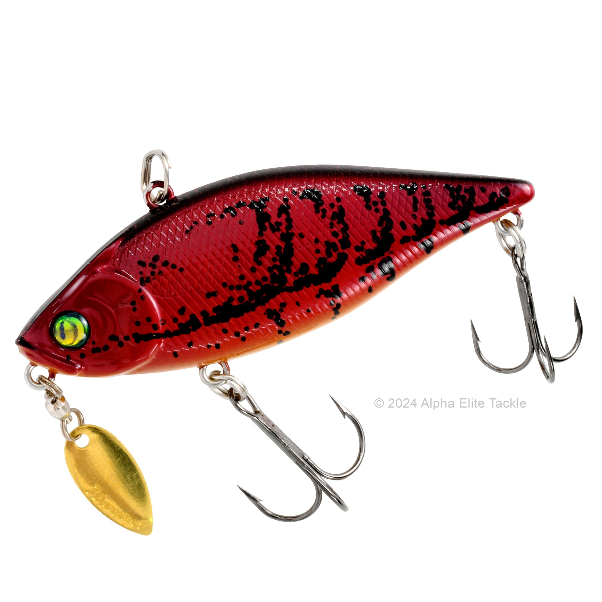 Close up of the Valley Hill LV500 Lipless Crankbait in the color Spring Craw.