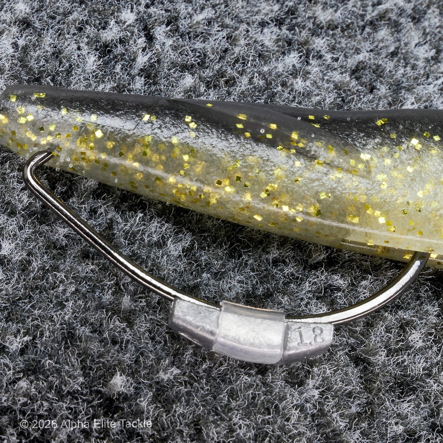 Varivas Hook Set Sinker rigged on a Deps Sakamata Shad Swimmer