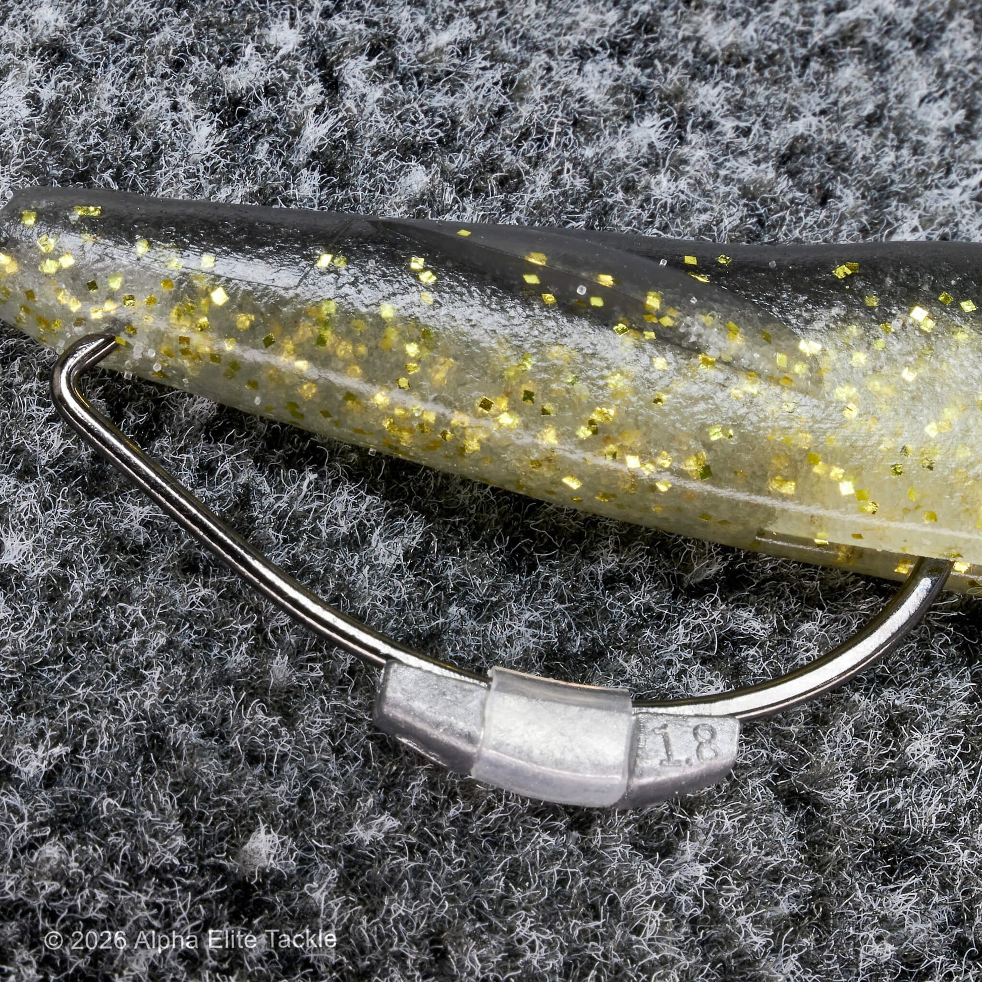 Varivas Hook Set Sinker rigged on a Deps Sakamata Shad Swimmer