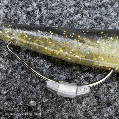 Varivas Hook Set Sinker rigged on a Deps Sakamata Shad Swimmer