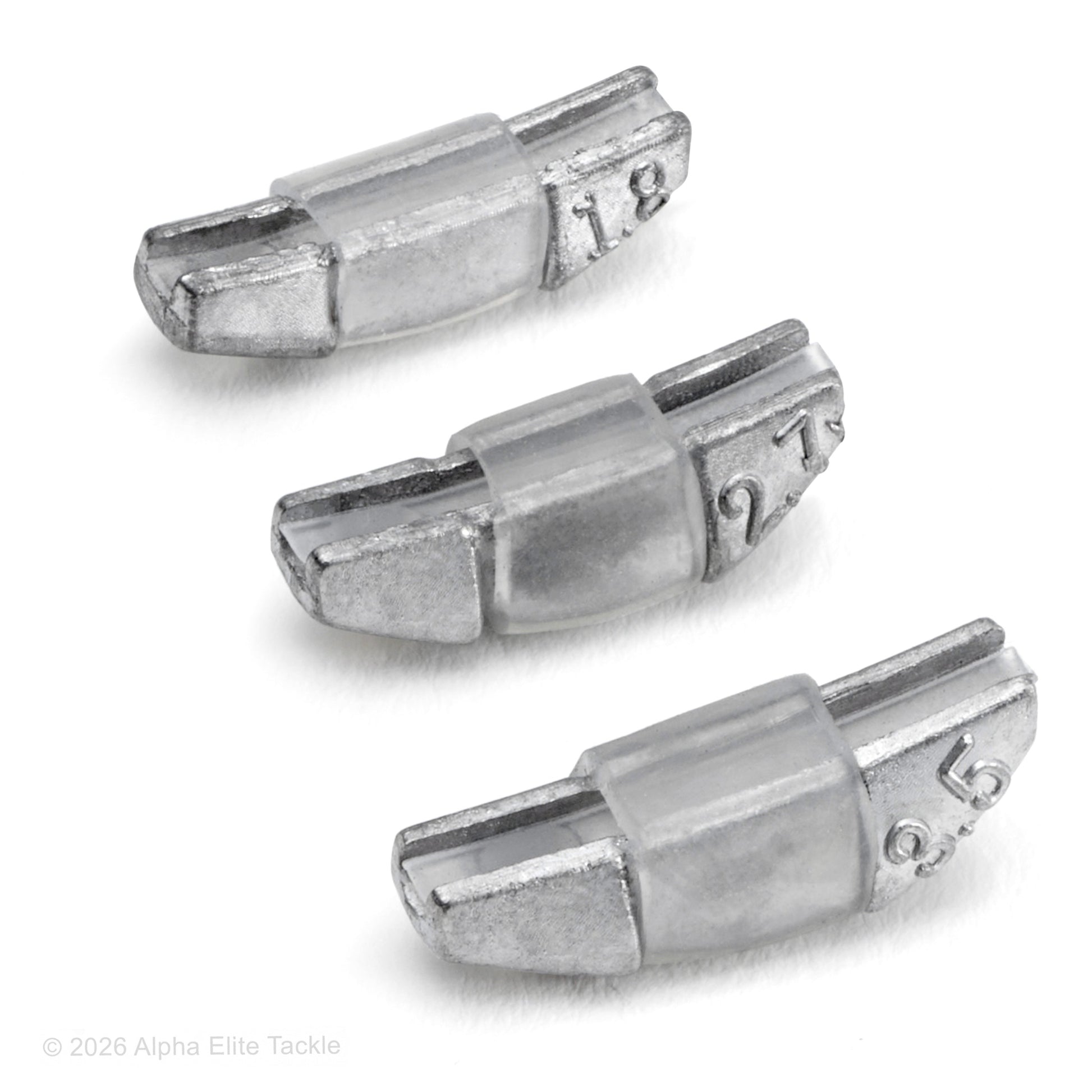 Set of 3 Varivas Hook Set Sinkers used for swimbait hooks