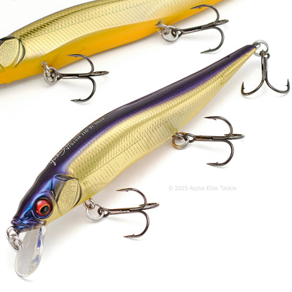 close up of the megabaass vision oneten junior in the color M champagne kinkuro on a white backgound